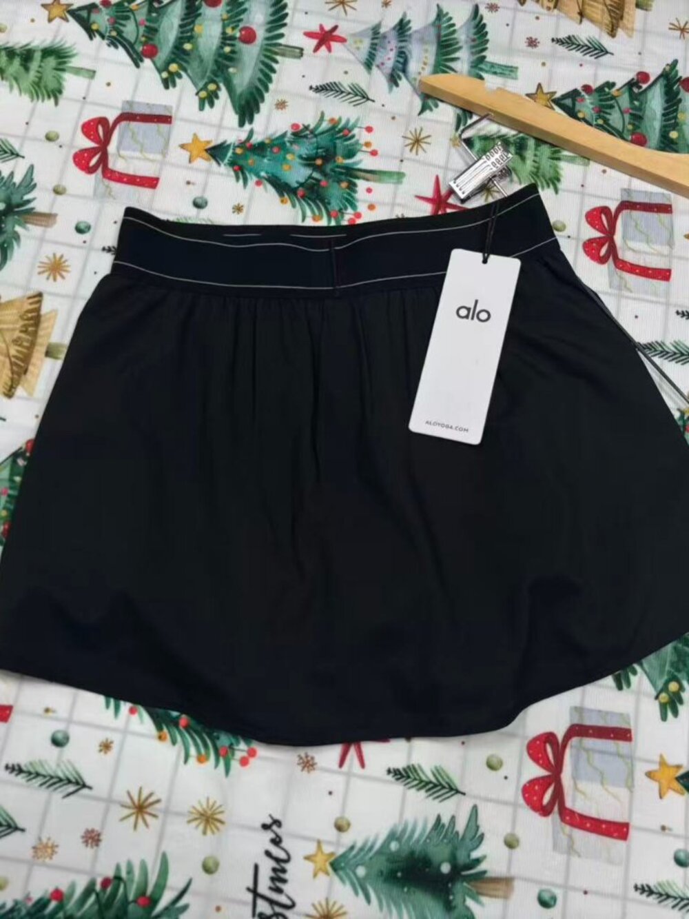 🏷️ALO Yoga Match Point Tennis Skirt Black (Sizes S/M/L)High-Waisted Design - Picture 3 of 5